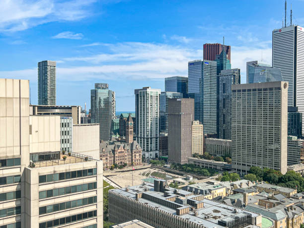 istock Toronto Skyline and University Ave., Ontario, Canada 1432954728