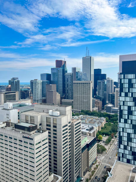 istock Toronto Skyline and University Ave., Ontario, Canada 1432954785