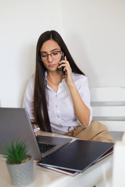 istock Businesswoman working from home. 1432955695