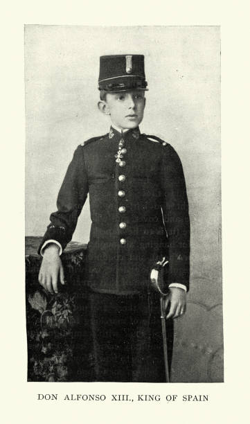 istock Alfonso XIII, King of Spain, as a boy in military uniform 1432957084