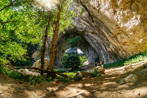 Prerasts of Vratna or Vratna Gates are three natural stone bridges on the Miroc mountain in Serbia