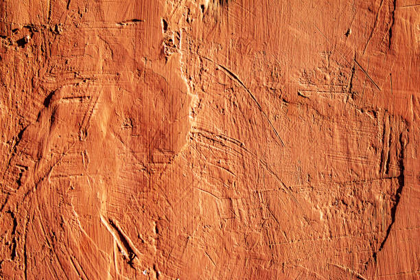 istock Close up retro color cement wall panoramic background texture for show or advertise or promote product and content on display and web design element concept 1432965674