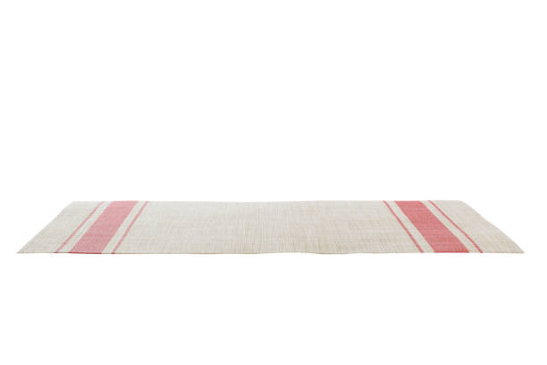 istock Empty Asian Food Background. place mat on wooden background perspective view with copy space flat lay 1432968741