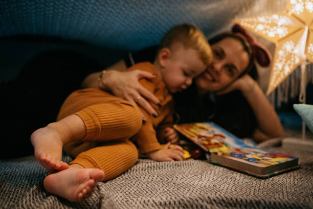 istock Mom and son under the tent 1432970101