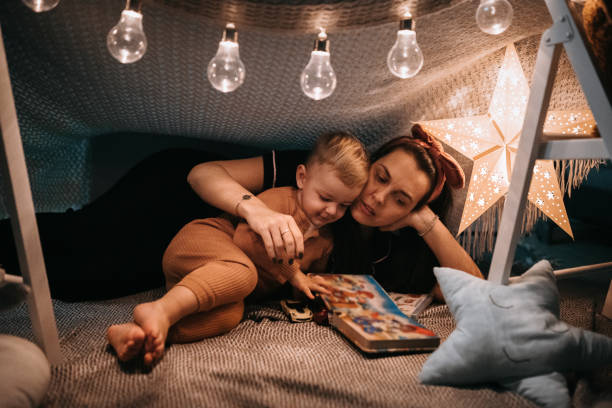 istock Mom and son under the tent 1432970119