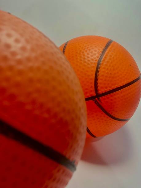 istock Toy rubber basketballs 1432972352