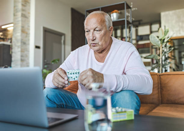 istock Mature Man Doing an Online Doctor Consultation 1432973961