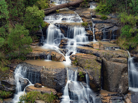 Long exposure of beautiful waterfall