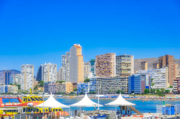 istock City Waterfront, Benidorm, Spain 1432989662