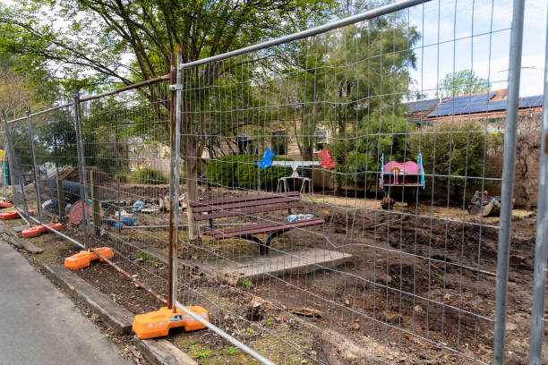 przebudowa nowego placu zabaw - construction australia rebuilding street zdjęcia i obrazy z banku zdjęć