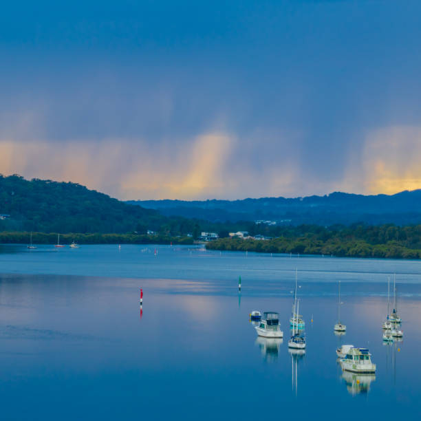 istock Early morning storm light and reflections at the waterfront 1433018279