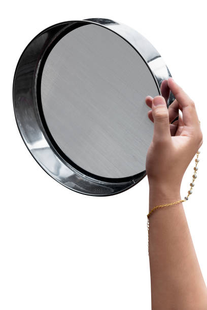 istock Woman hand holding Karwa Chauth strainer 1433021157
