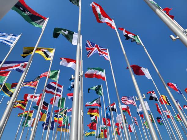 istock Flag Plaza in Doha, Qatar 1433034883