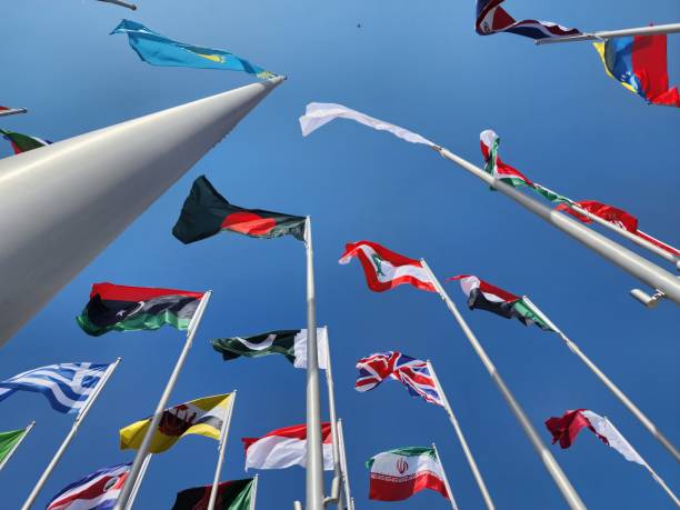 istock Flag Plaza in Doha, Qatar 1433034891