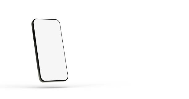 istock 3d Rendering mock up templates smartphones. 1433037542