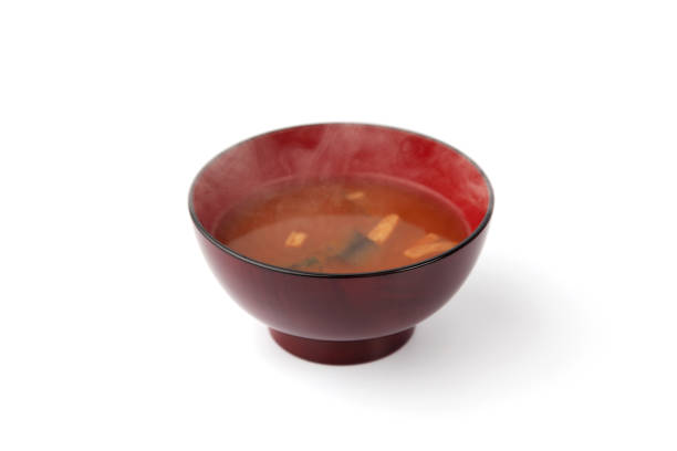 istock steaming hot miso soup isolated on white background 1433045256