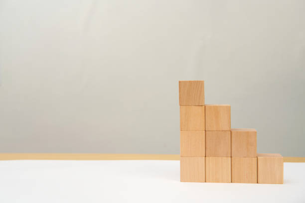 istock mock up stack wooden block on background for business growth concept 1433052757