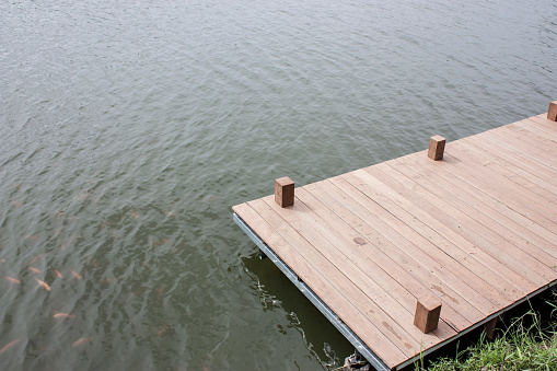 Wood Bridge - stock photo