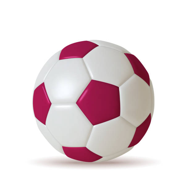 ilustraciones, imágenes clip art, dibujos animados e iconos de stock de balón de fútbol. copa mundial de la fifa qatar 2022. ilustración vectorial realista - fifa world cup