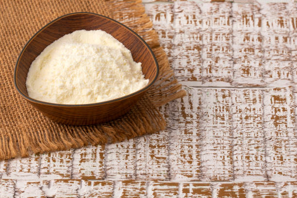 istock Powdered or dehydrated milk in the bowl 1433057002