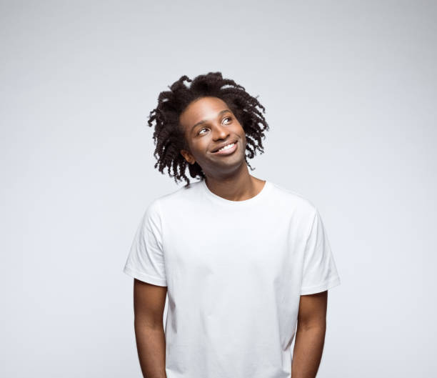 istock Potrait of friendly man in white t-shirt 1433066011