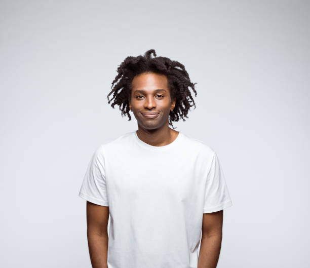 istock Potrait of friendly man in white t-shirt 1433066067