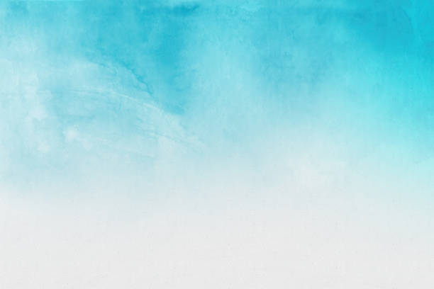 istock Abstract ocean watercolor background for textures or backgrounds. Beautiful blue paint. 1433067852