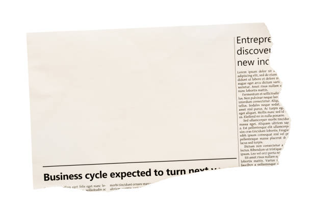 istock Cutting from a newspaper, isolated on white, with plenty of space for your copy 1433069023