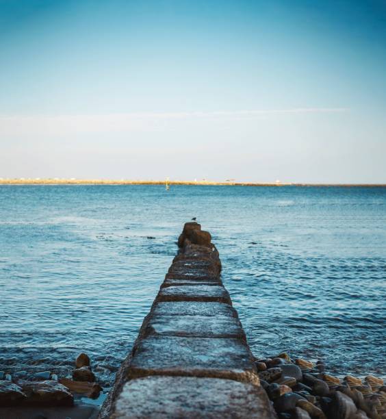 istock Landscape view of the pier over the beach 1433071736