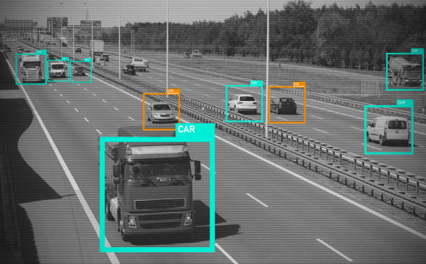istock Traffic monitoring by AI, security system 1433073100