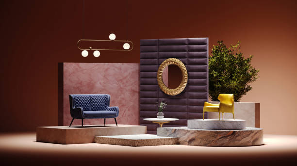 Concept furniture setup