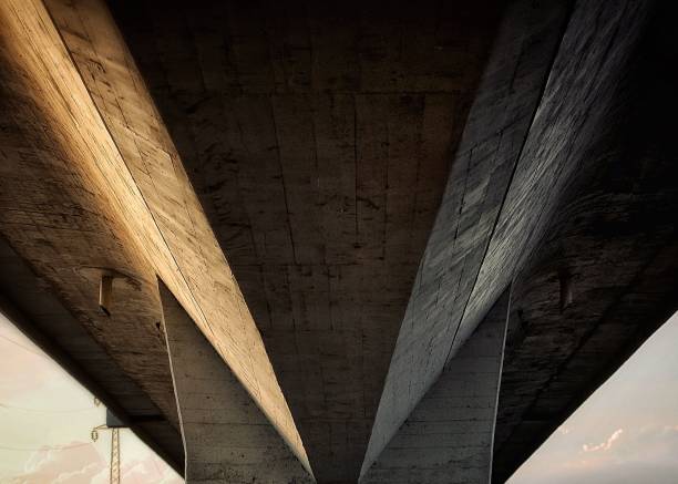istock Low-angle shot of a concrete bridge 1433076551