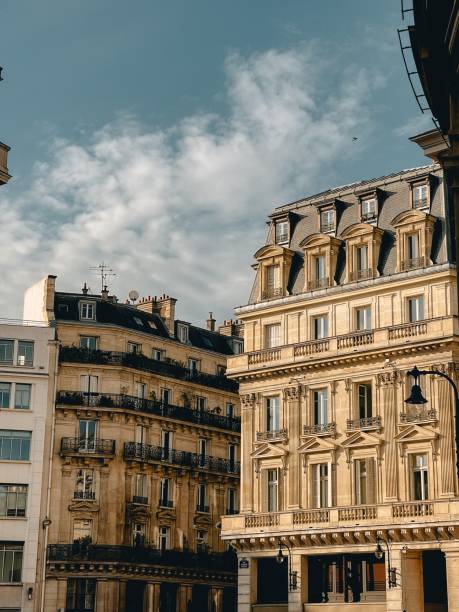 istock Vertical shot of beautiful old buildings in Paris 1433076677