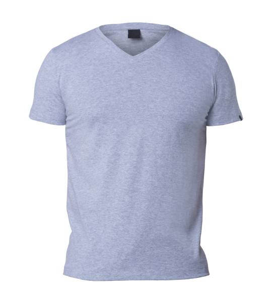 istock Grey T-shirt isolated on white 1433081942