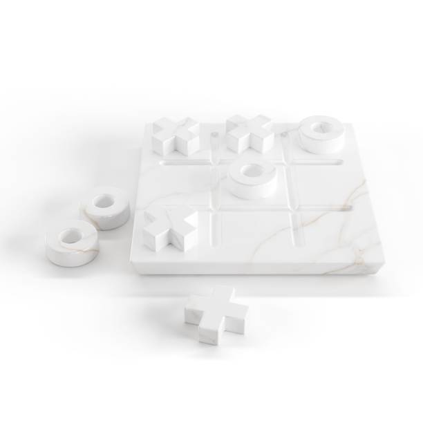 istock Tic Tac Toe game set isolated in white background 1433082942