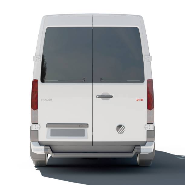 istock 3D rendering of a white car isolated on the white background 1433083336
