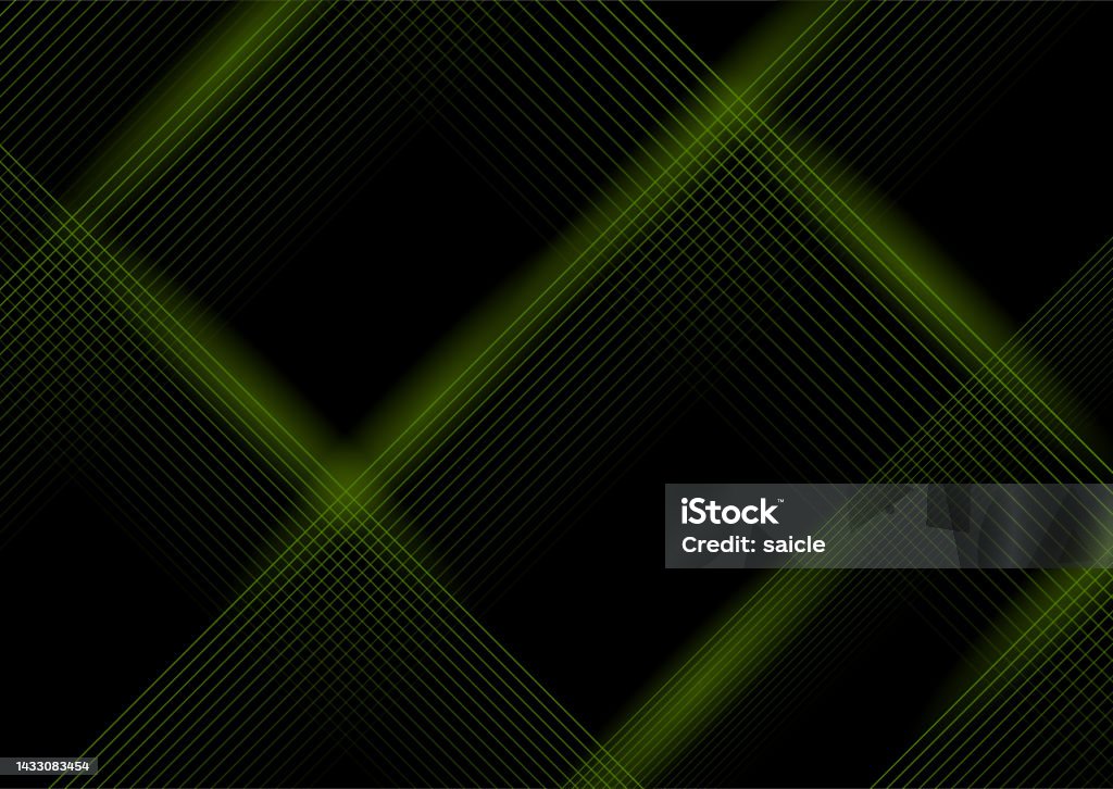Tech Abstract Minimal Graphics Green Minimal Lines Abstract Futuristic Tech Background Stock ...