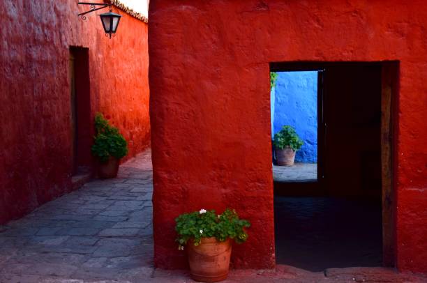 istock Colonial Architecture and colorful exterior 1433083651