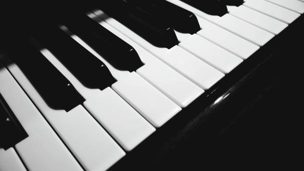 istock Close-up shot of a piano keyboard 1433087465