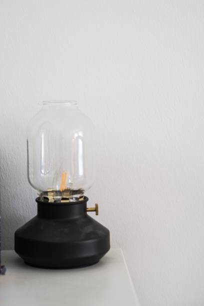 istock Vertical shot of a decorative lamp on a white background 1433088952