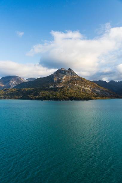 istock Volcano in Glacier Bay by the lake, vertical 1433088959
