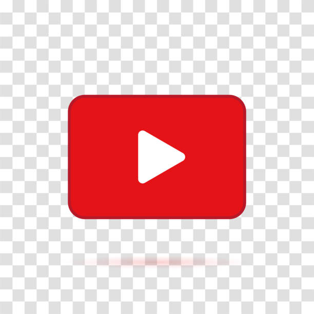 Play button icon on a transparent background. Vector illustration in HD very easy to make edits. play button stock illustrations