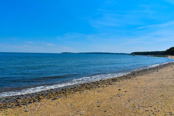 istock Beautiful landscape with the tranquil sea on a sunny day 1433090007