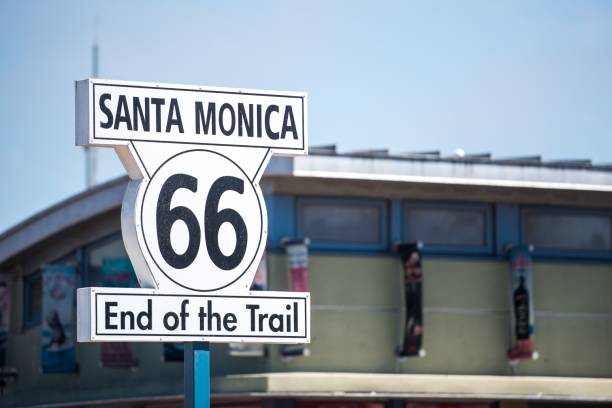istock Santa Monica road sign 1433096385