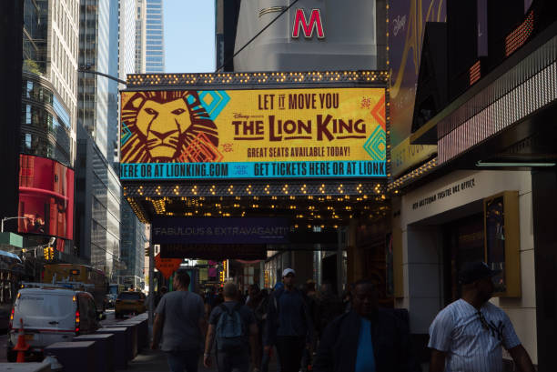 뉴욕 - lion king 뉴스 사진 이미지