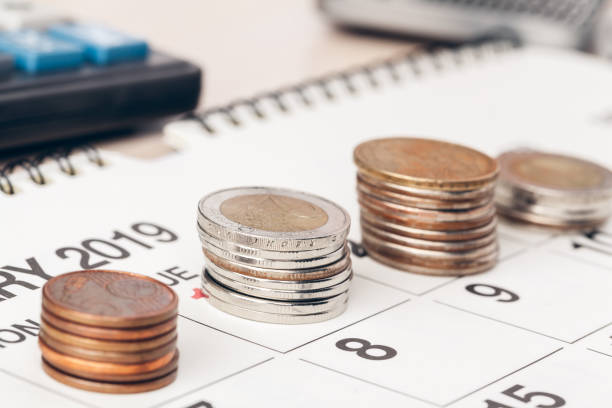 istock Macro shot of unrecognizable coins stacked close up 1433101069
