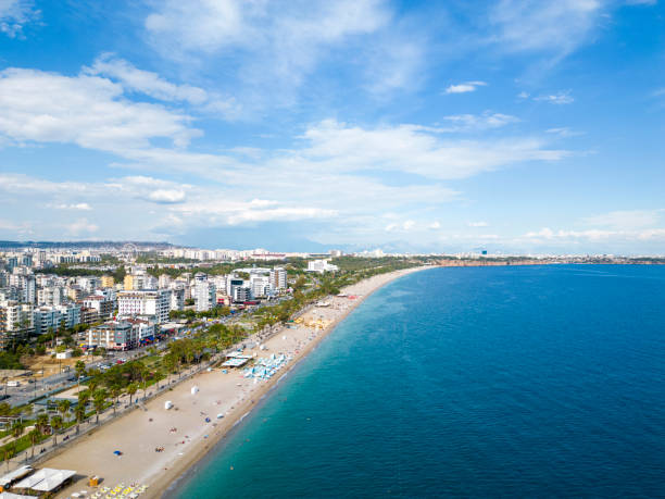 istock Antalya konyaalti beach aerial drone view 1433102918