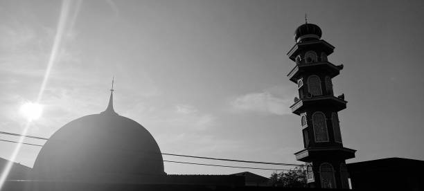 istock Mosque in the residential 1433105769