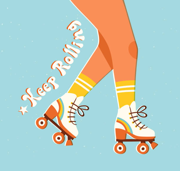 280+ Roller Skates Legs Stock Illustrations, Royalty-Free Vector ...