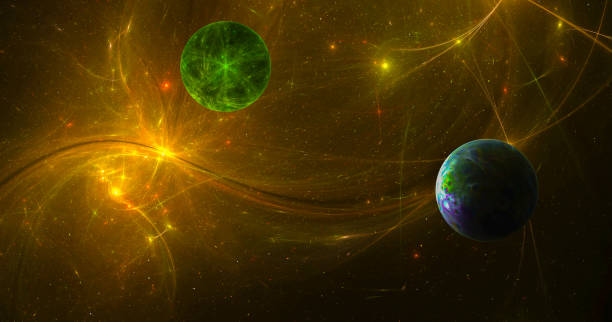 istock Fantastic abstract background from stars and galactic in space. Fractal spiral. 1433118077